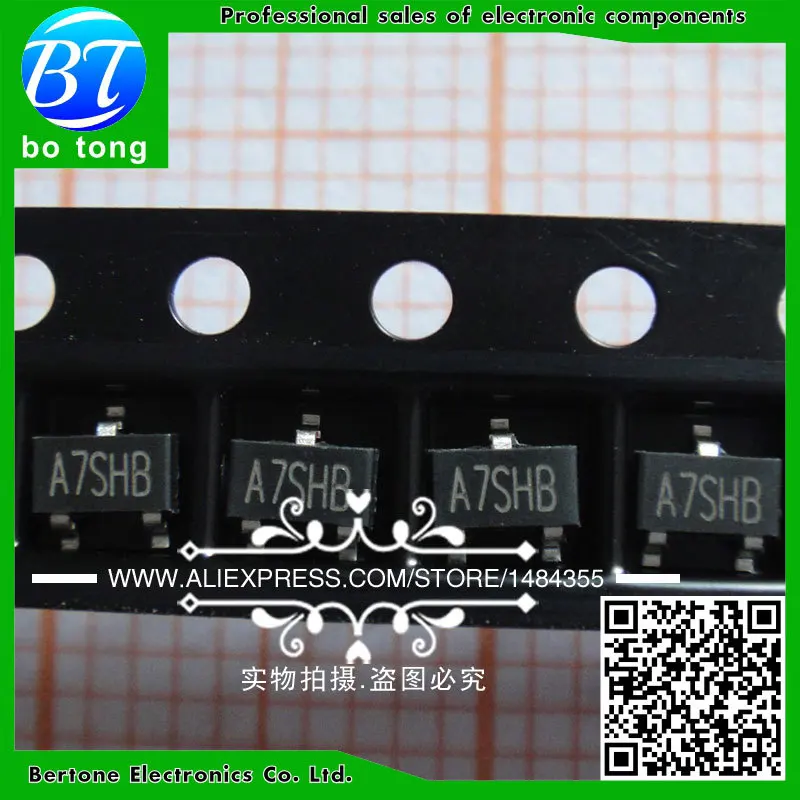 

200PCS SI2307 SI2307DS A7SHB SOT23-3L 2.5A/30V