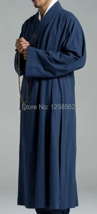 Унисекс хлопковые и льняные буддистские костюмы монахи униформы робезен