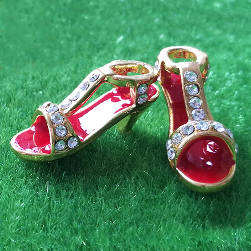 

G07-X350 children baby gift Toy 1:12 Dollhouse mini Furniture Miniature rement Doll shoes slippers High heels 1pcs