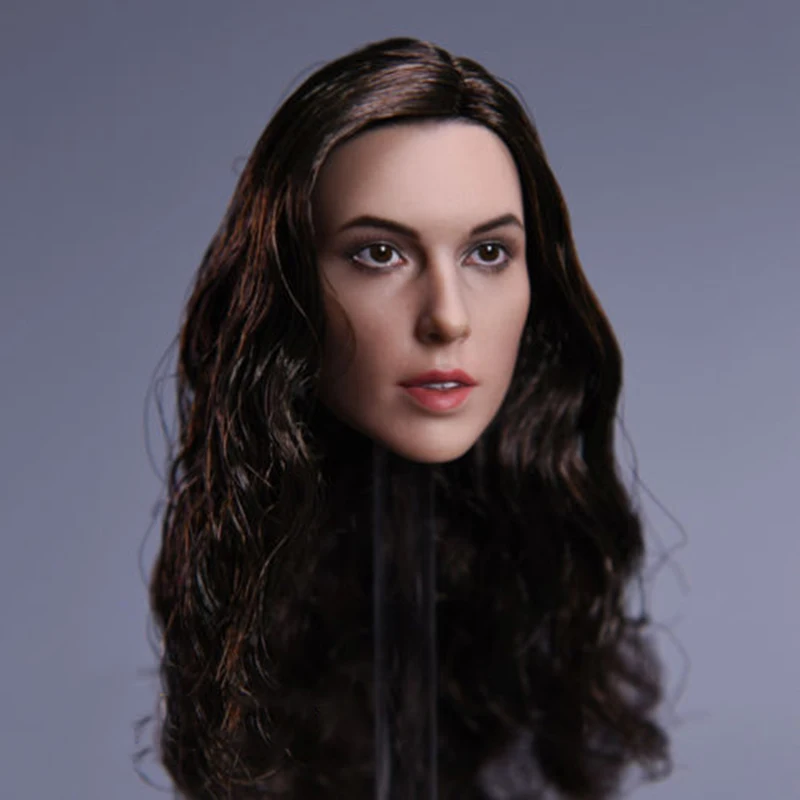 1/6 масштаб Wonder Woman Gal Gadot JX-09C голова с вьющимися длинными волосами для 12 дюймов рисунок