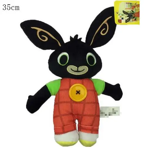 Мягкие Дети Bing кролик плюшевые игрушки Bing Flop Sula Pando Hoppity Voosh Konijn Мягкие плюшевые Bing куклы подарки на день рождения игрушки - Цвет: 35cm A