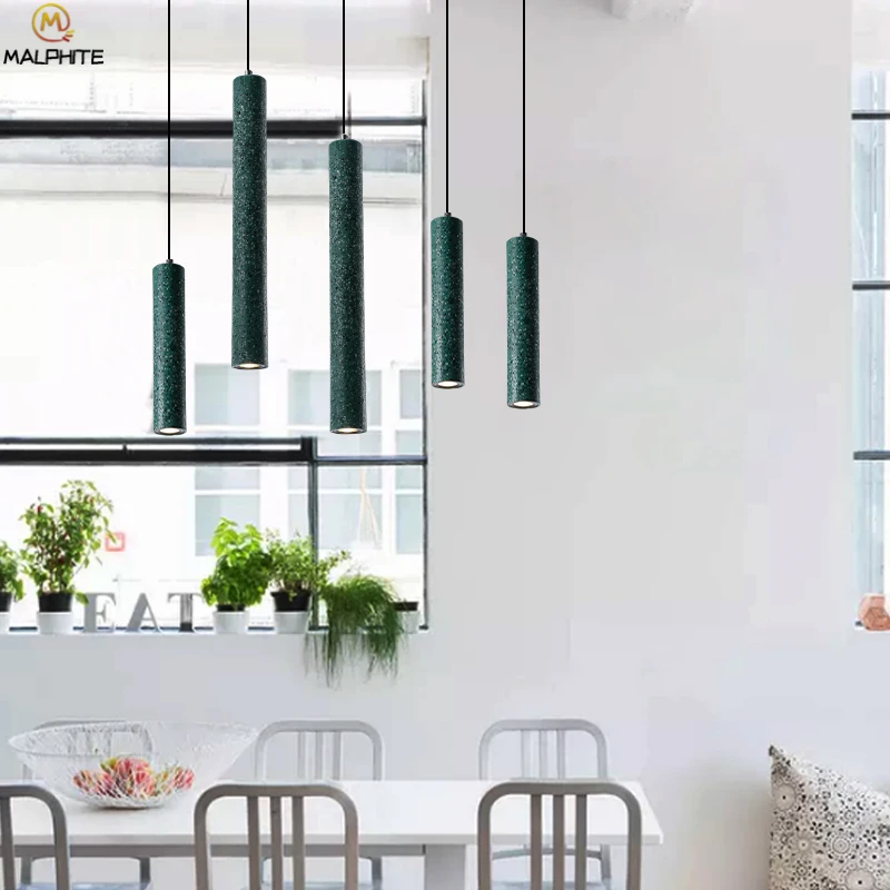 Простые скандинавские цилиндры подвесной светильник s люстра ing led hanglamp Лофт