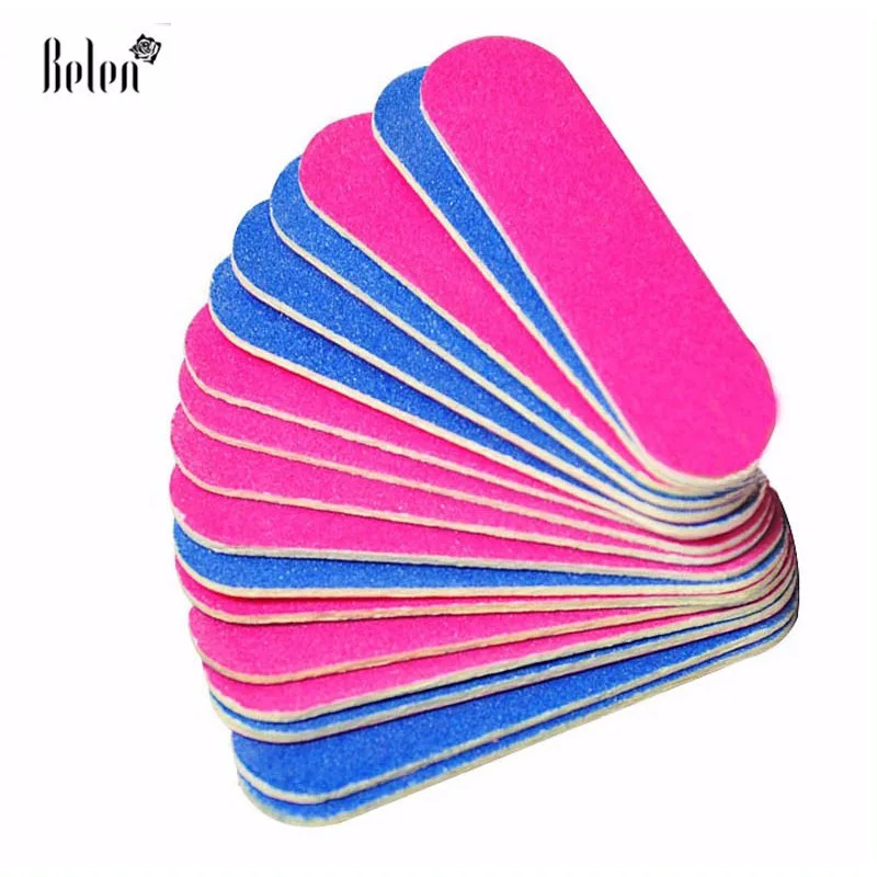 Belen 10 шт./лот буферные пилки для ногтей зернистая тонкая палочка дизайна набор
