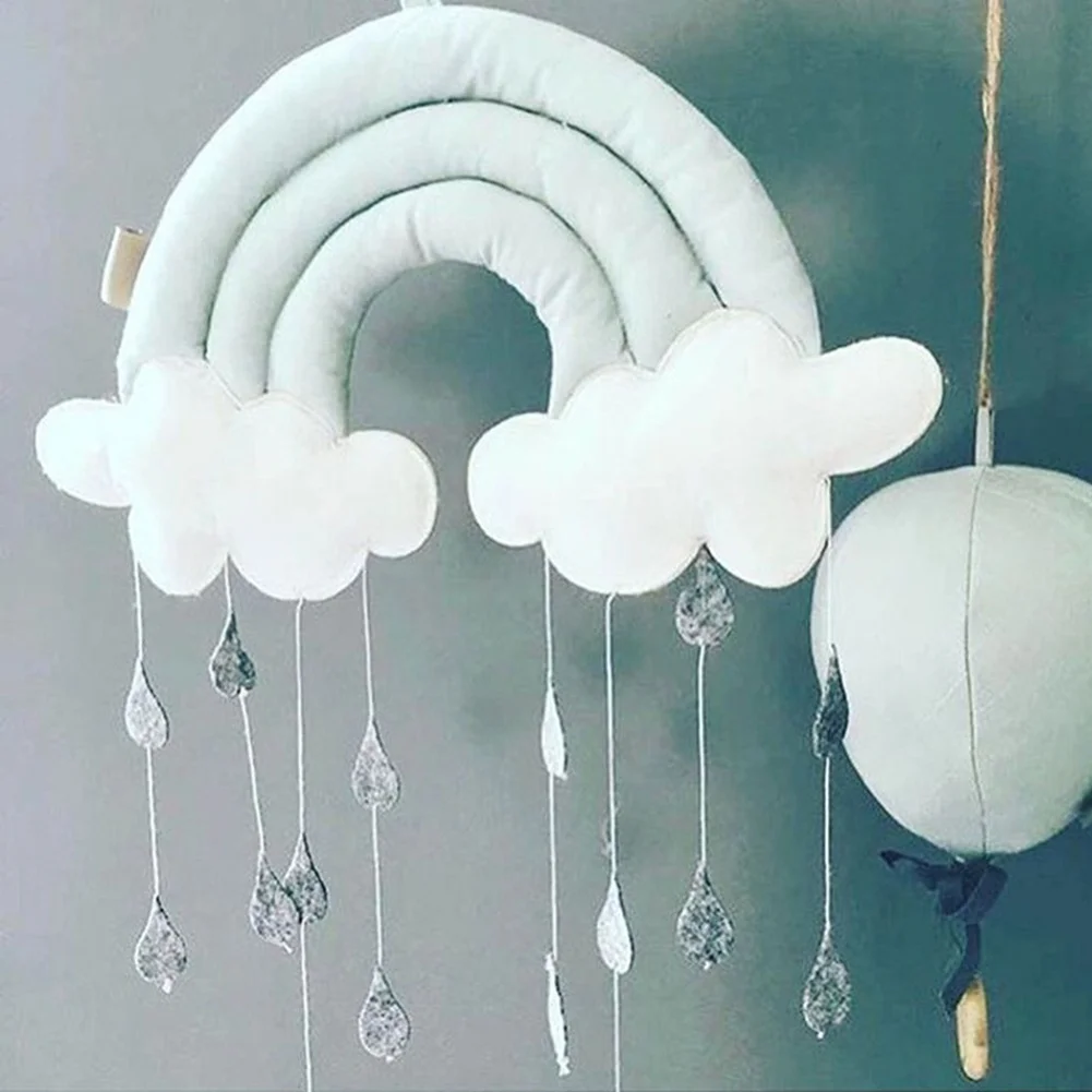 

Cute Kids Play Tent Decoration Tent Props Toy Raining Clouds Water Drop Baby Bed Room Hanging Wall Decor Room Decoration