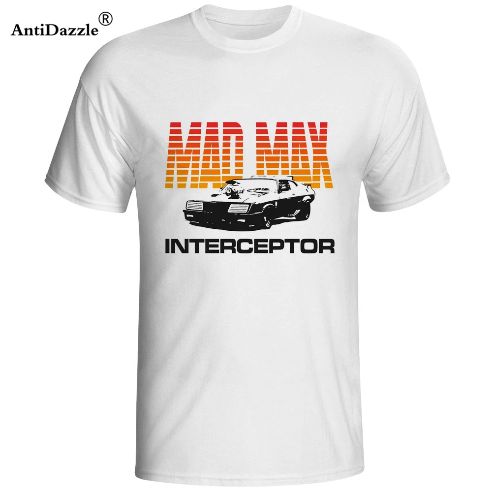 Antidazzle Новое поступление Mad Max Interceptor автомобиль дорожный воин принт Лето короткий