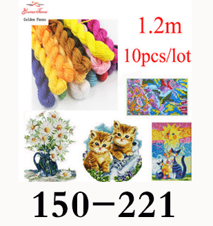 Golden Panno DIY DMC 819-892 вышивка нитью нитки 10 шт./лот 1,2 м Набор для вышивки крестом наборы для вышивки крестом 11,12