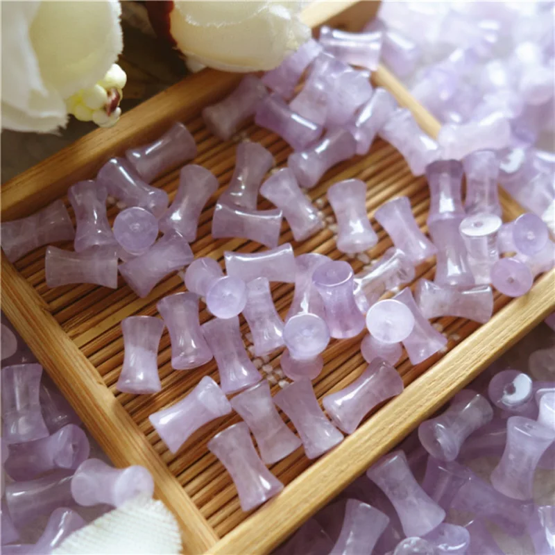 Натуральный камень бразильский бамбуковый узел бисер S6 * 9 мм 30 шт. | Украшения и