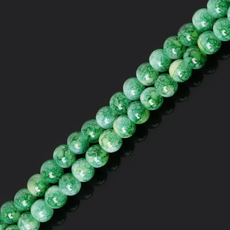 Модные 6 мм (140 шт.) 8 (100 стеклянные бусины круглой формы для ювелирных украшений