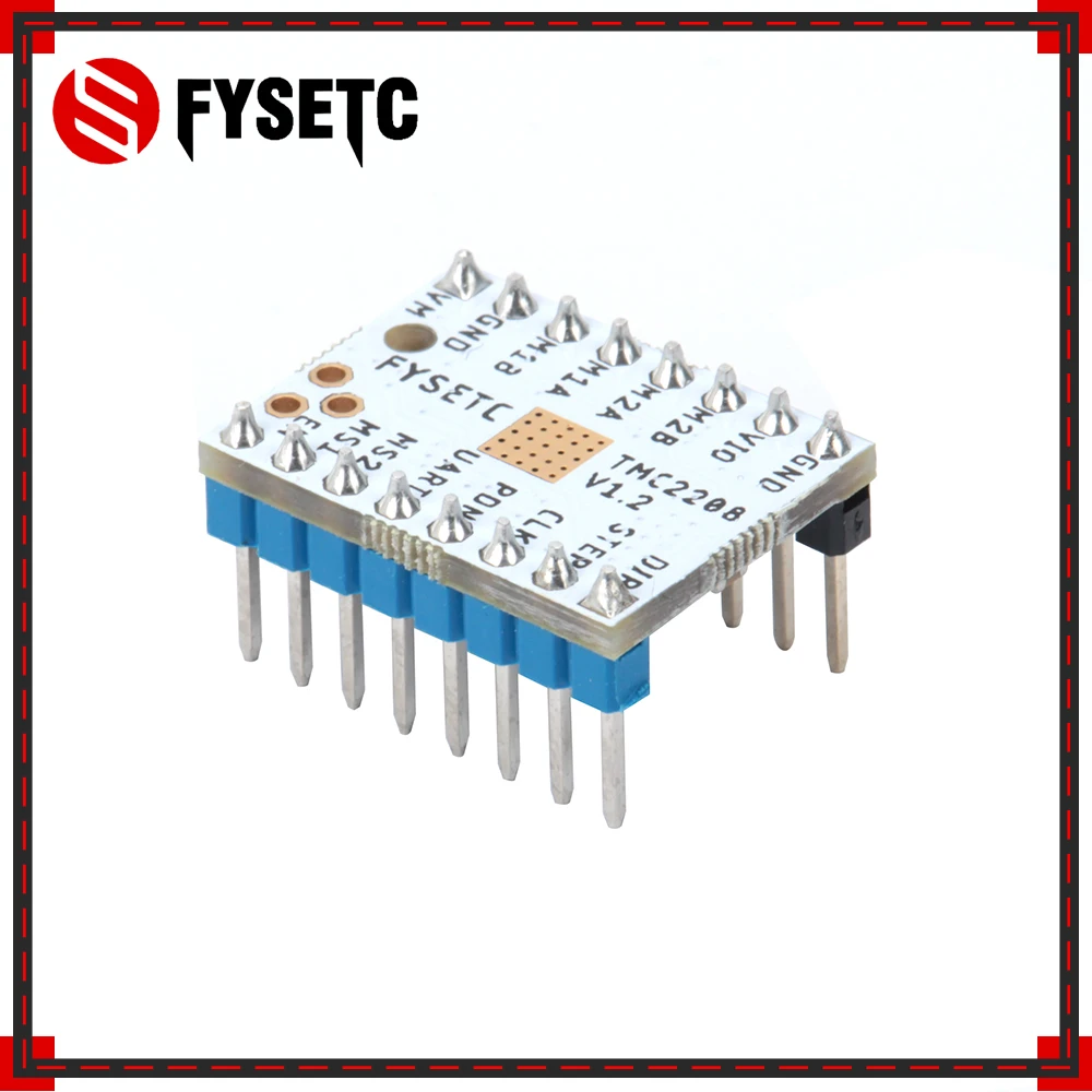 1 шт. бесшумный модуль драйвера шагового двигателя TMC2208 V1.2 Stepstick радиатор для