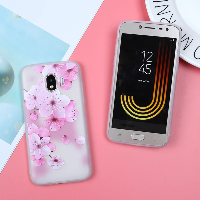 Цветочный чехол для Samsung Galaxy S8 S7 Edge S9 Plus A6 2018 J3 J5 J7 2017 A3 A5 A7 2016 J6 силиконовый