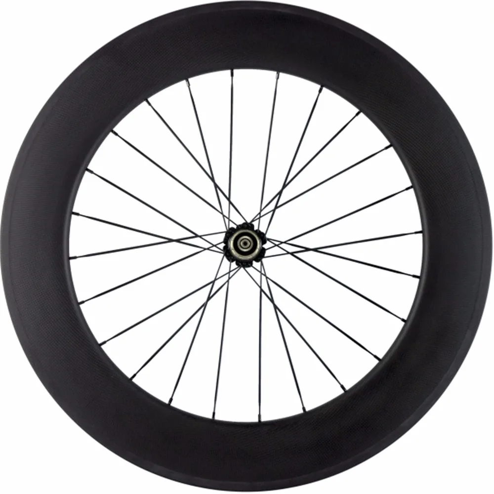 Карбоновые колеса для гоночного велосипеда 88 мм высокая базальтовая тормозная