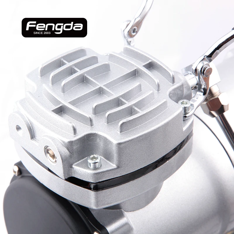 Fengda FD 186K безмасляный компрессор AS1203 2 с Аэрограф Воздушный шланг мини насос