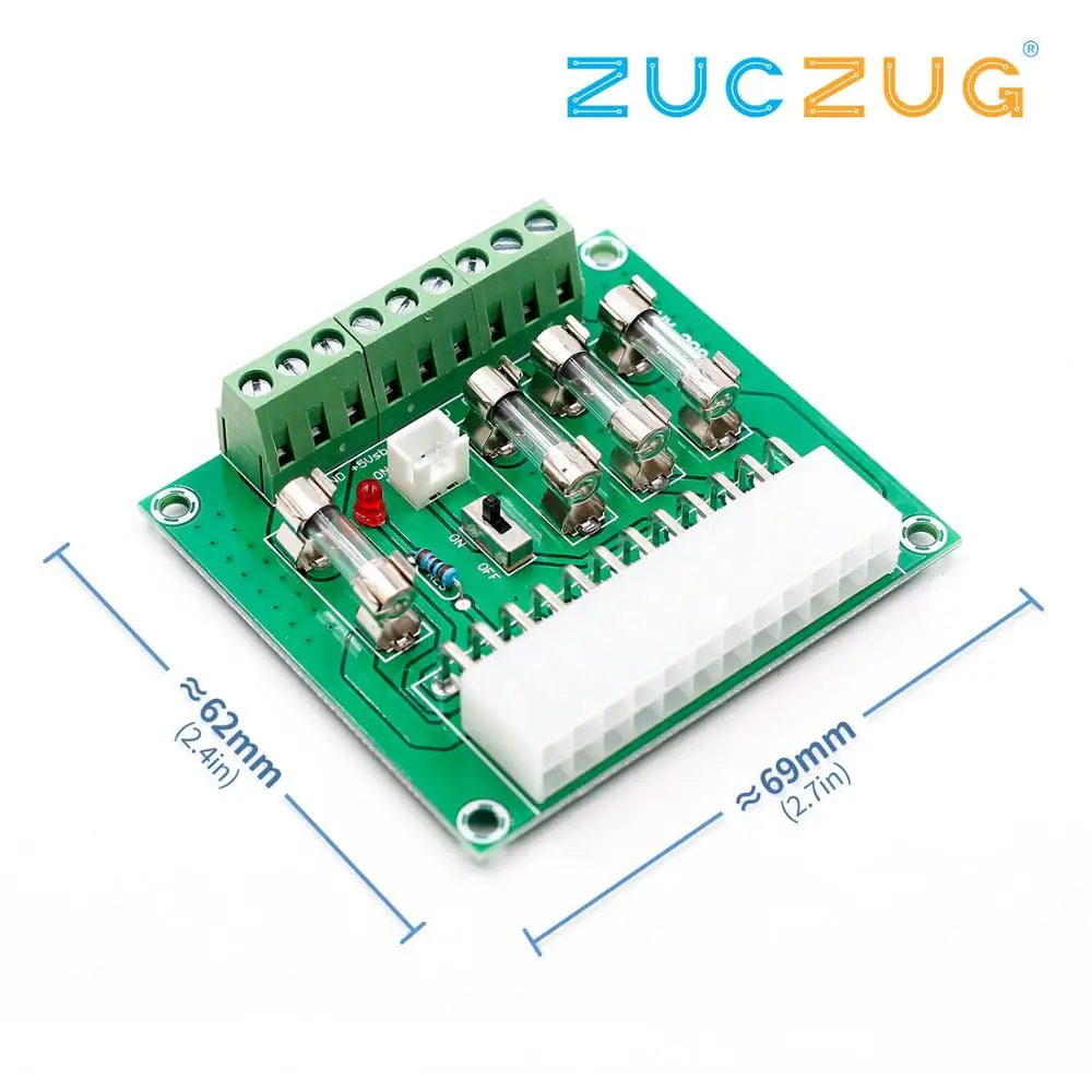 Настольный блок питания ATX плата адаптера компьютерный отбора мощности розетка