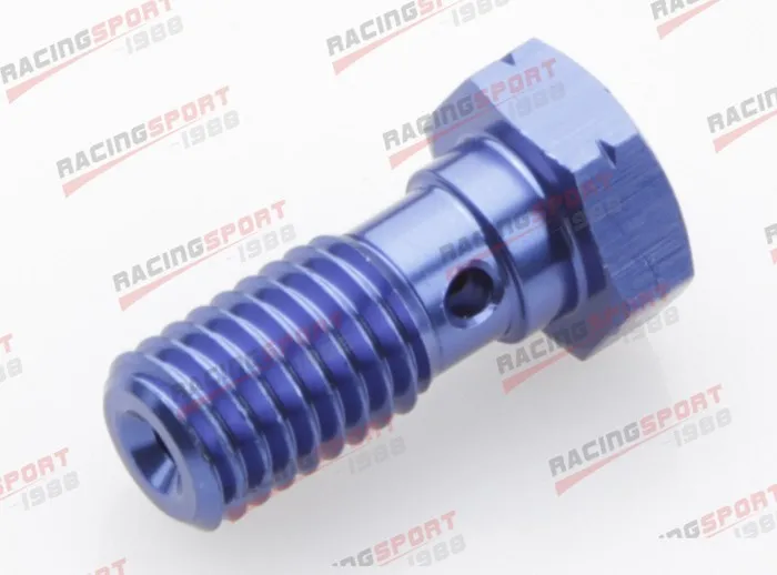 Banjo Bolt UNF 7/16 24UNF болты из алюминиевого сплава для тормозов адаптер AD63018