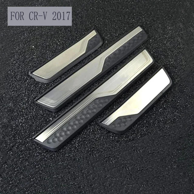 Подходит для CRV 2017 2018 Тюнинг автомобилей Нержавеющая сталь порога накладки на