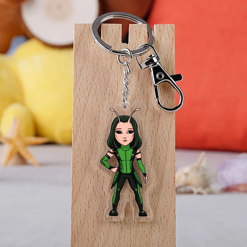 Marvel Movie Guardians of The Galaxy брелок Мстители эндшпиль Звездная ракета енот автомобильный брелок Подвеска Брелки - Цвет: 6