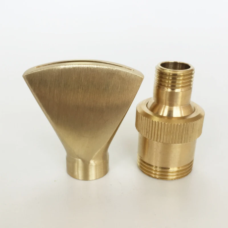 Форсунки для струйных фонтанов 1/2 "DN15 3/4" DN20 латунные в форме вентилятора | Дом