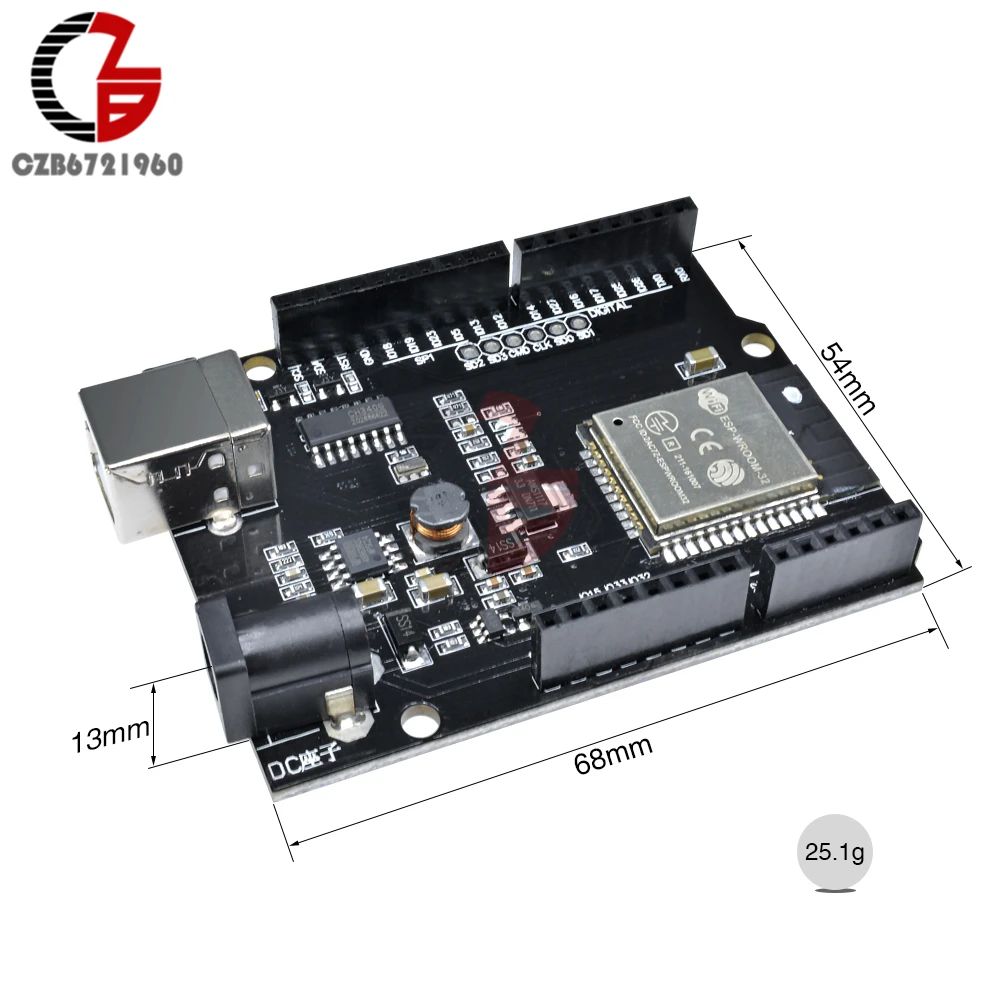 DC 5 в 12 В двойной режим ESP32 беспроводная Wifi Bluetooth плата для разработки CH340 CH340G USB B