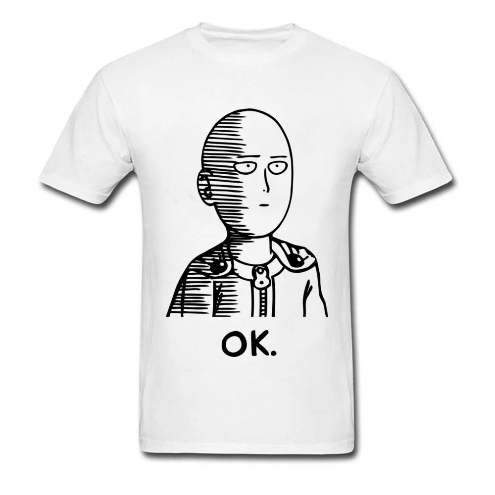 OK Hero Футболка летняя One Punch Man футболки хлопковые топы забавные аниме одежда