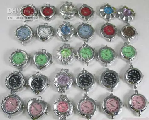 50 цвет смешивания Кварцевые часы лицо Подвески типа W2153 Бесплатная доставка|face