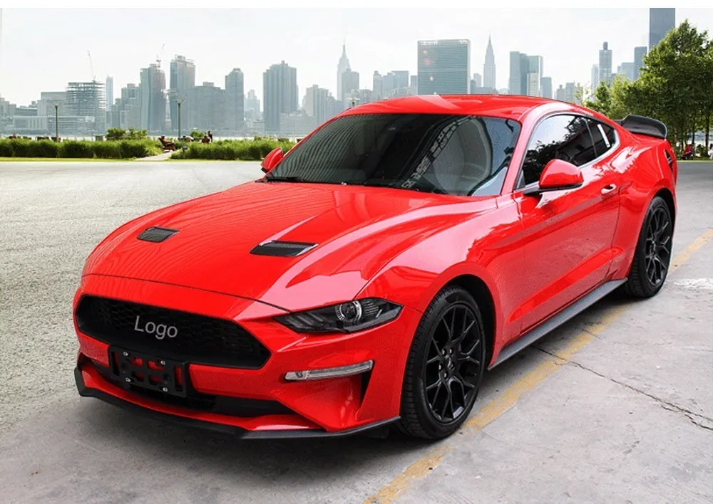 Автомобильные наклейки MOPAI для Ford Mustang+ капот из углеродного волокна, крышка двигателя, воздушный выход, украшение для Ford Mustang, автомобильные аксессуары