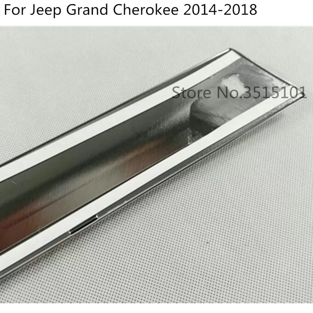 Автомобильная Боковая дверь отделка полосы литья ABS хром поток лампы панели