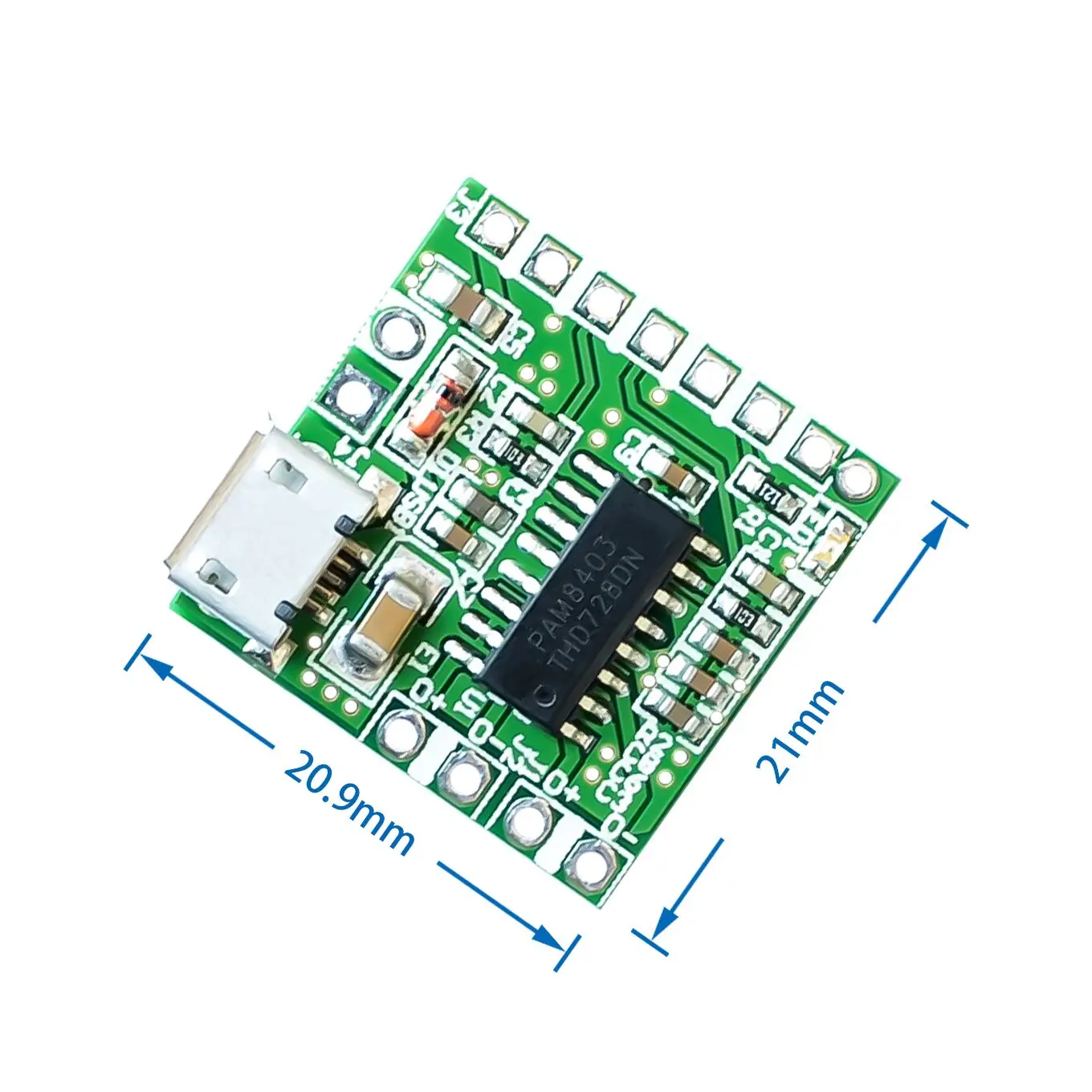 10 шт./лот Новый PAM8403 DC 5 В мини класса D 2x3 Вт USB Мощность усилитель доска DIY Bluetooth