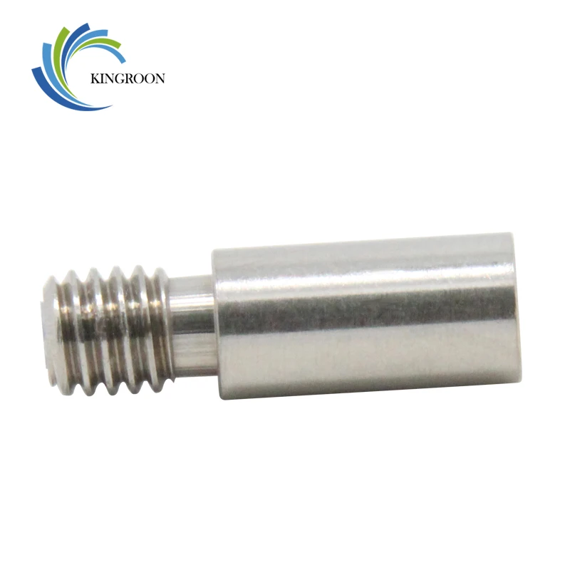2 шт./лот, обновление, 2 в 1, из нержавеющей стали, PTFE, тефлоновая трубка, детали для 3D принтеров, Резьба M6, многоструйная, 1,75 мм, нить, часть 3