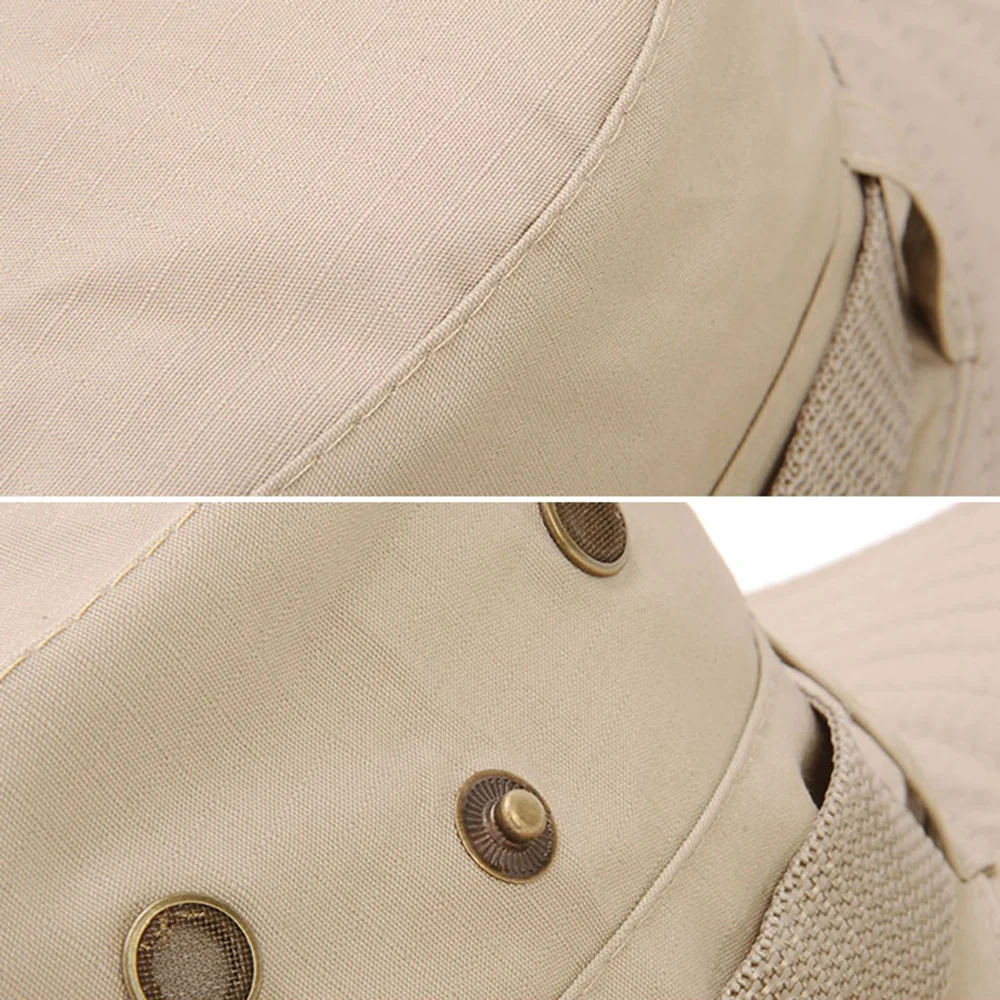 Солнцезащитная шапка Мужская кепка летняя Буш сафари бежевый зеленый серый