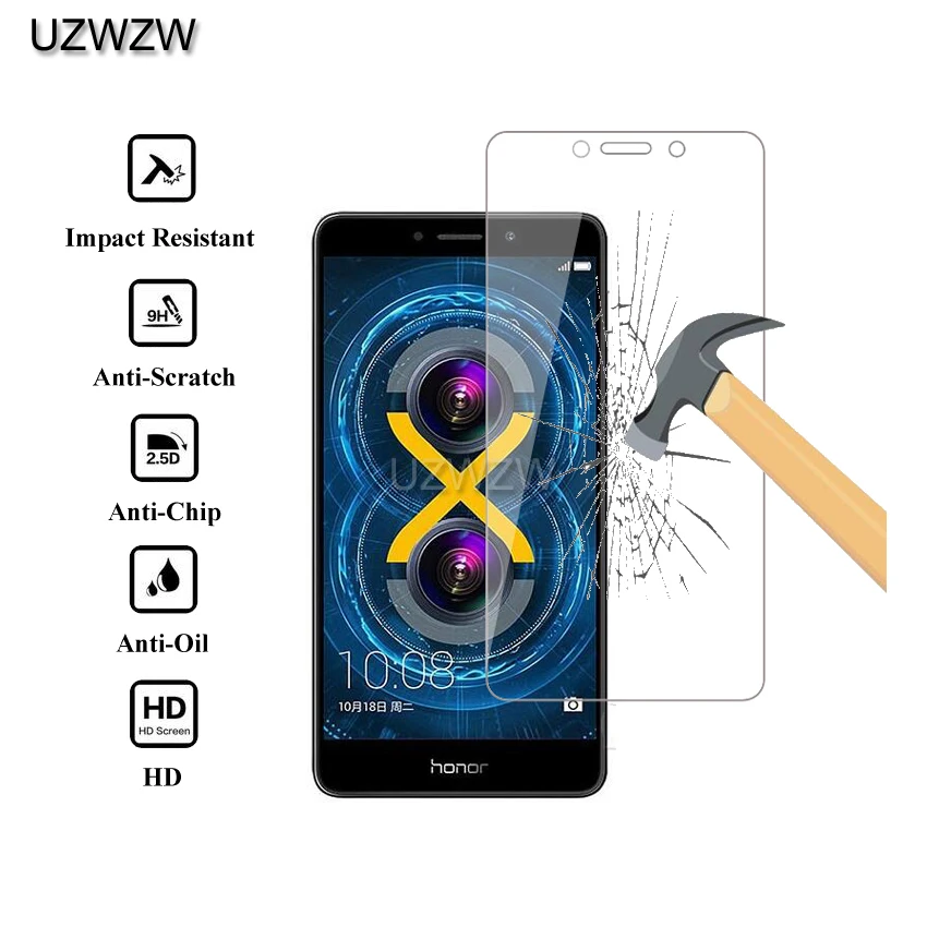 2.5D HD закаленное стекло для huawei Honor 6X Защитная пленка для экрана для huawei Honor 6X стекло