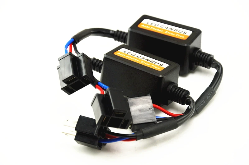 Универсальный 2 шт. H1 H4 H7 H11 LED DRL Передняя фара Canbus подавитель предупреждений об