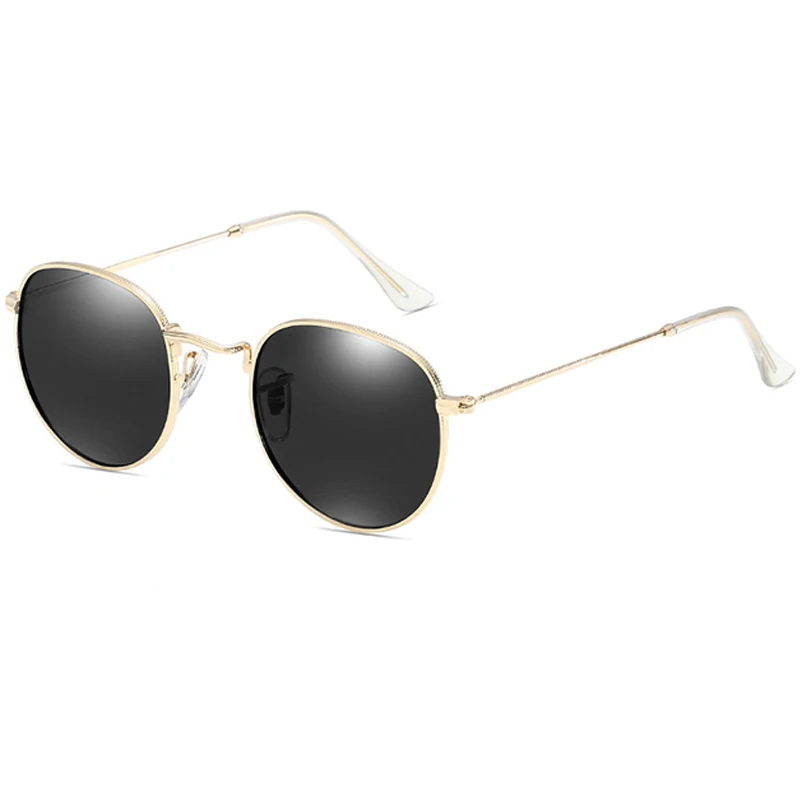 

Модные поляризационные солнцезащитные очки для женщин и мужчин, винтажные Овальные Солнцезащитные очки для водителей UV400, женские мужские ...
