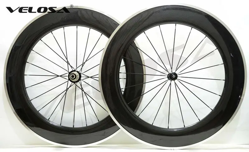 Velosa CA80 88 мм клинчерная дорожная велосипедная колесная пара из углеродного сплава