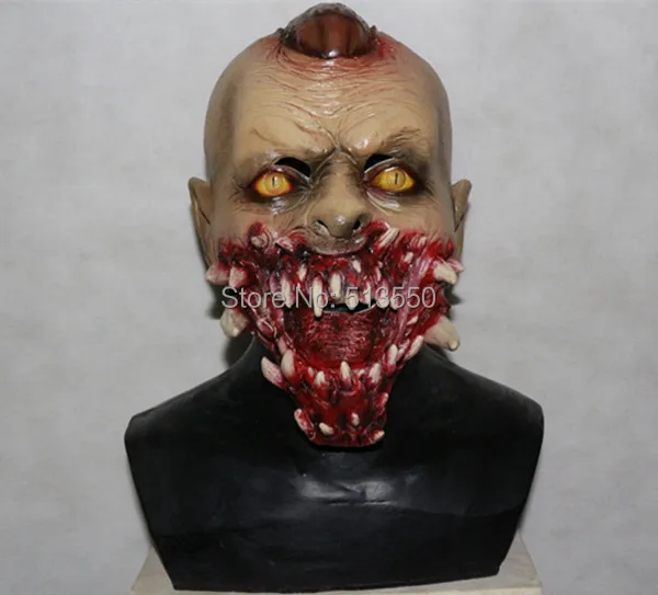 

Adult Evil Scary Demon Vampire Devil Mask Halloween Party Dress Up
