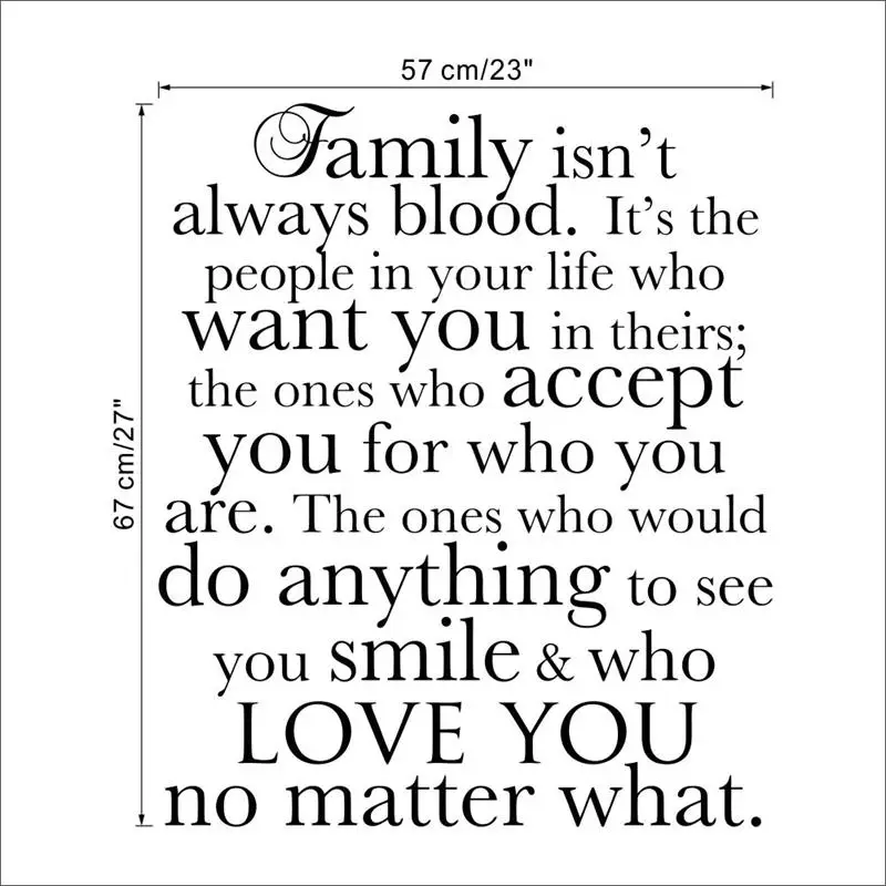 

Family who love you Wall Stickers quotes Vinyl Removable Mural Decal Art Bedroom decor poster