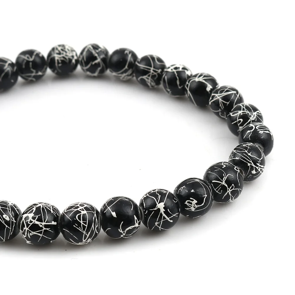 DoreenBeads модные деревянные круглые бусины натурального цвета пятно Подвески около
