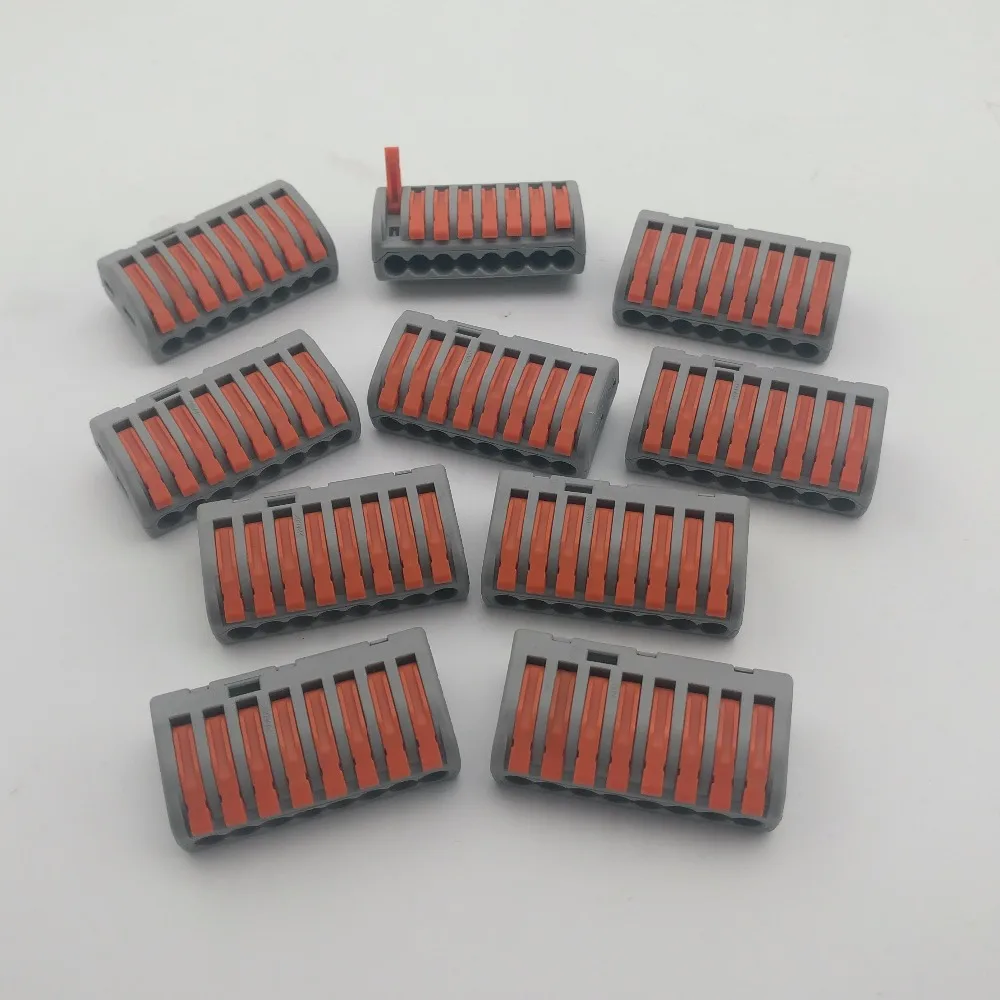 10 шт. 8 Pin PCT-218 Универсальный компактный провод проводка соединитель проводника