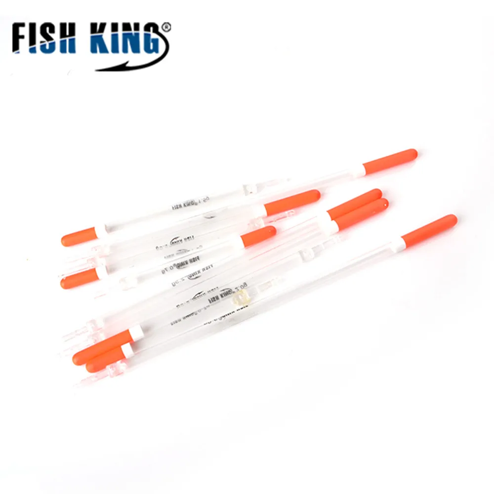 FISH KING 10 шт./лот пластиковый поплавок из углеродного волокна 0 7 г/1 5 г/2 г/3 г