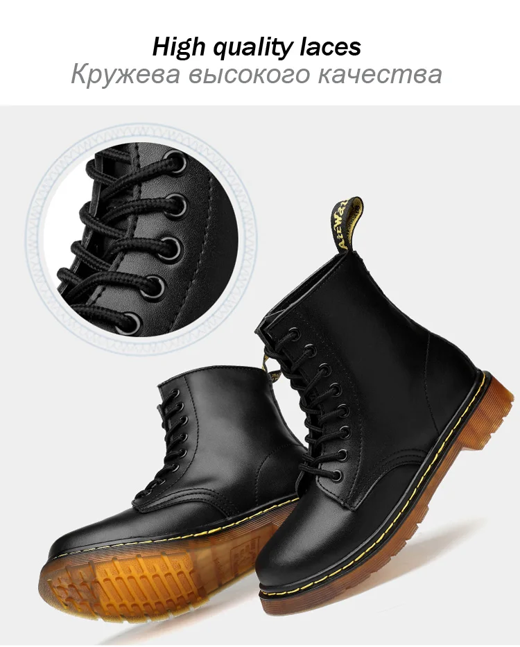 Мужские зимние ботинки; модные зимние мужские ботильоны из натуральной кожи; повседневные парные тапки унисекс; мужская кожаная обувь; Размеры 35-46