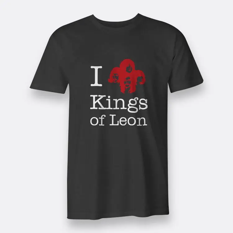 New Alternative rock I Kings of Leon T-shirt Men's Men Cotton T-Shirt | Мужская одежда