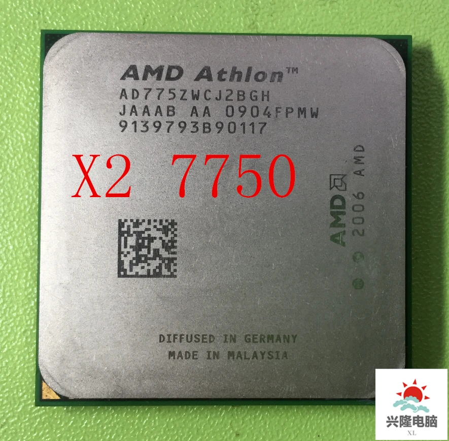 AMD Athlon 64 X2 7750x2 7750 2 7 ГГц Разъем AM2 + 95 Вт двухъядерный процессор битный для