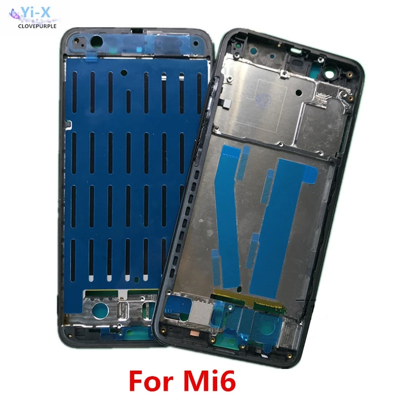 

Средняя рамка для Xiaomi 6 Mi 6 Mi6 LCD поддерживающая рамка Корпус рамка дисплей дигитайзер Запасные части