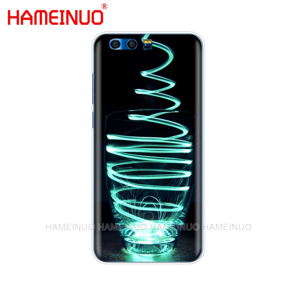 HAMEINUO чехол для телефона с неоновым рисунком Huawei Honor 10 V10 4A 5A 6A 7A 6C 6X 7X 8 9 LITE|Бамперы| |