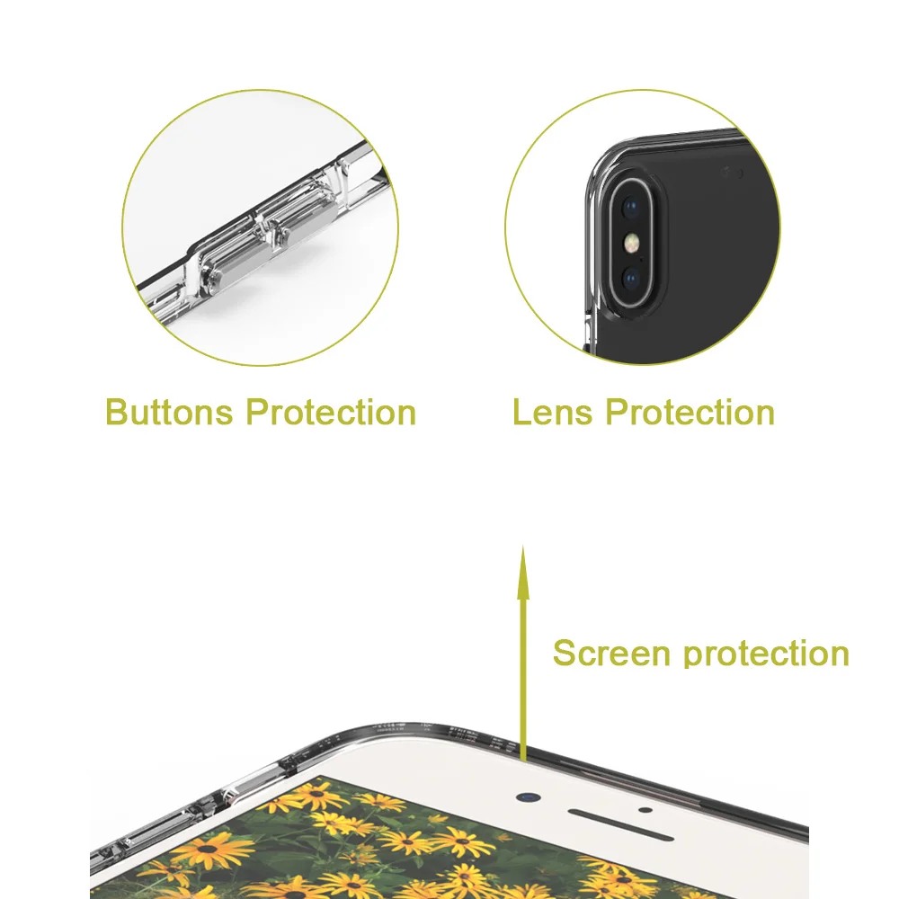 Puregear оригинальный тонкий прозрачный противоударный Прозрачный чехол для iPhone Xs Max
