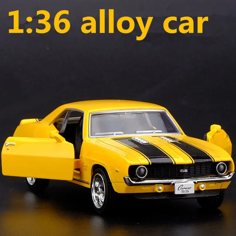 1:36 модели автомобилей из сплава высокий симулятор Камаро суперкар игрушки