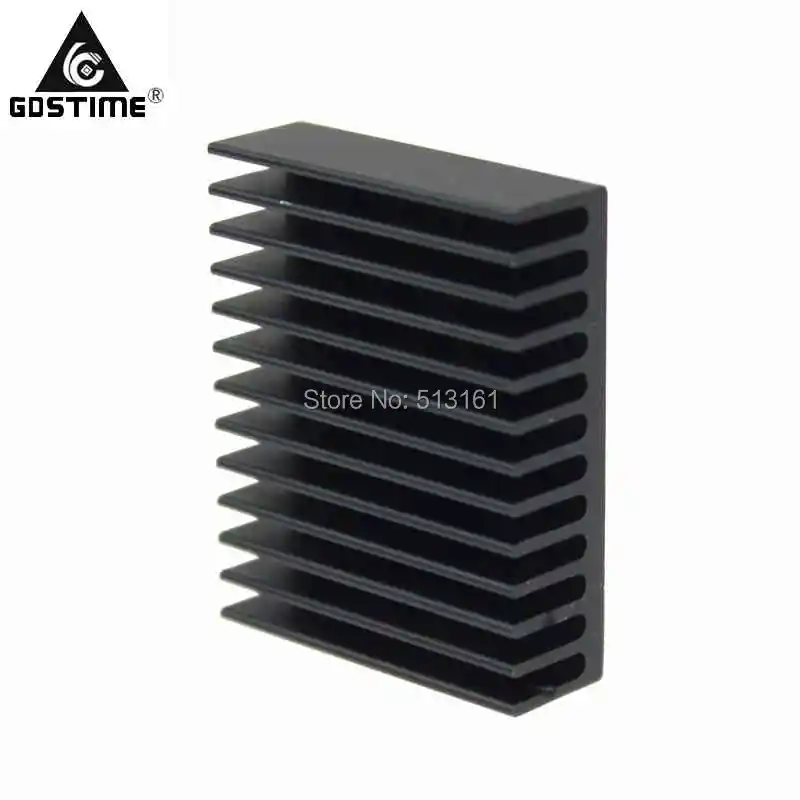 10 шт./лот Gdstime 40x32x10 мм усилитель пельтье охладитель радиатор алюминиевый