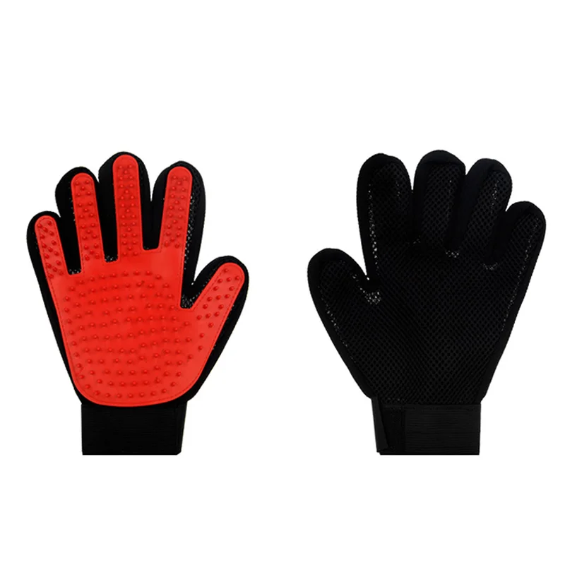Chat Gants Cheveux Peigne Pet Brosse De Bain Massage de Chien Toilettage Pour Animaux Fournitures Nettoyage | Дом и сад