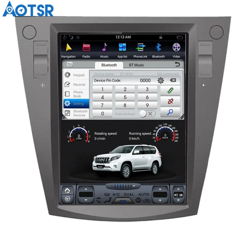 Aotsr Android 7 1 Тесла стиль автомобильный без DVD плеера GPS навигация для Subaru Forester 2013 2014