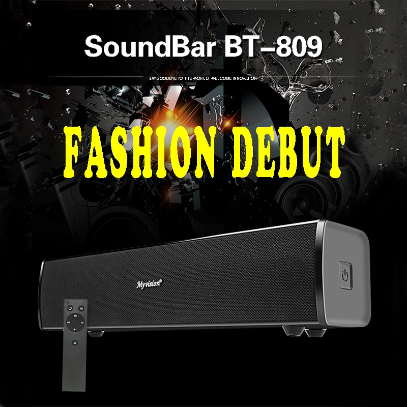 

Soundbar 30W Sound Bar Home Theater Surround Sound Box With Wireless Bluetooth And Wired Connection Touch And Remote Control TV