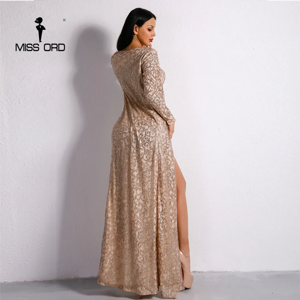 Missord сексуальное мини-платье из двух предметов с v-образным вырезом и блестками в стиле ретро женские комплекты FT8893